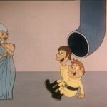 Retro cartoon porn showcasing space sex and medieval fucking