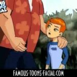 Ben 10 cartoon XXX spoof featuring a redheaded teen getting fucked