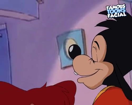 Goofy's son fucks a horny redheaded MILF next door (cartoon porn)