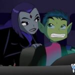 Teen Titans cartoon porn video featuring Cyborg and a grey-skinned chick