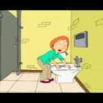 Toon XXX: Lois Griffin gets railed hard in a public restroom