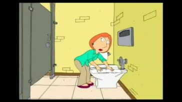 Toon XXX: Lois Griffin gets railed hard in a public restroom