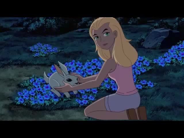 Ben 10 cartoon porn spoof featuring a blond-haired hottie in the woods