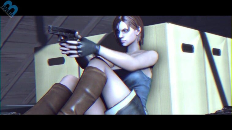 Jill Valentine gets brutally fucked by T-Virus tentacles