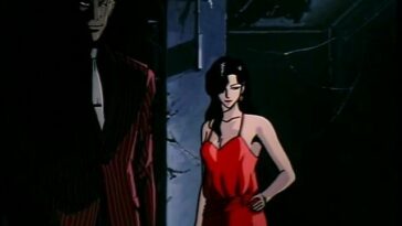 Old noir-like xxx cartoon in Japanese style