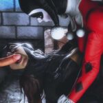 Harley Quinn steals the show in a threesome with Batman