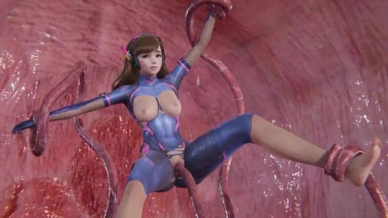 Extremely Cute D.va Fuck Overwatch Porn