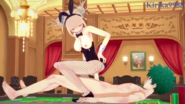 Himiko Toga and Izuku Midoriya have intense sex in a casino. - My Hero Academia Hentai