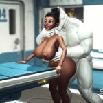 SCIFI-X - A hot black girl needs a huge cyborg cock in her ass (Sex With, Sex with, Sex with)
