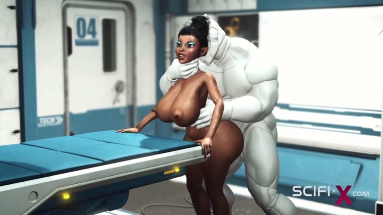SCIFI-X - A hot black girl needs a huge cyborg cock in her ass (Sex With, Sex with, Sex with)