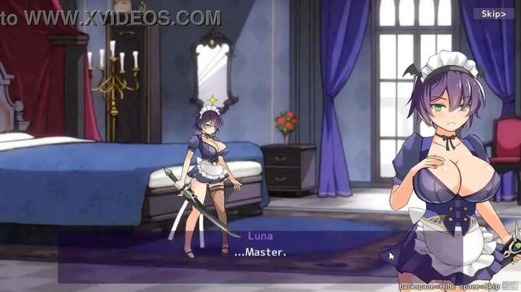 Damn, this is some hot dm action! Watch as maid Luna gets down and dirty - Cartoon Porn