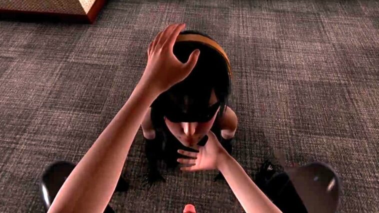 Shemale Violet Parr gets her ass slapped hard in HD video - Cartoon Porn