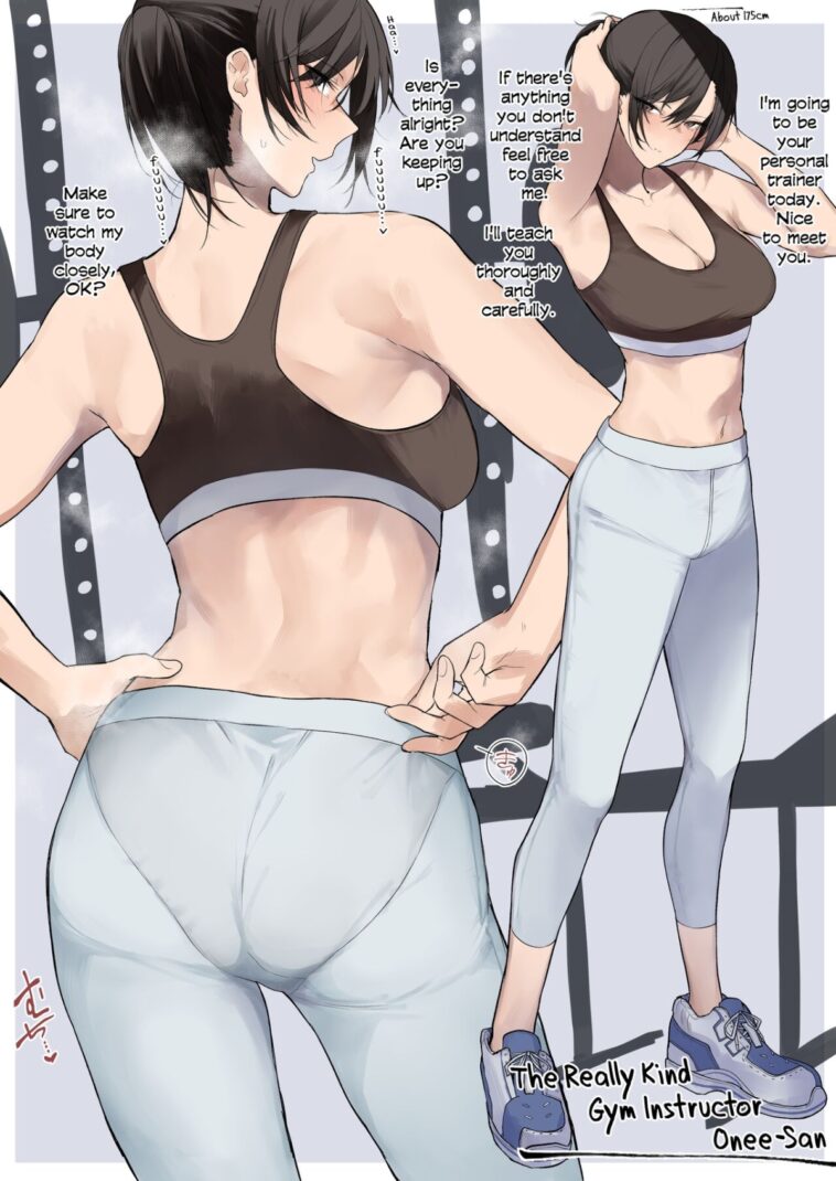 Gym no Yasashii Instructor no Onee-san ga Boku no koto o Kinikakete Kureru E - Colorized by "Okyou" - #131847 - Read hentai Doujinshi online for free at Cartoon Porn