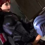 Liara's late night rendezvous with Shepard in a Rule 34 hentai video - Cartoon Porn