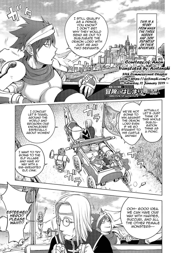 Yuusha Sanbiki no Bouken ~Beginning of Adventure~ by "Kon-Kit" - #162317 - Read hentai Manga online for free at Cartoon Porn