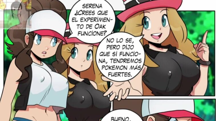 Orgia de Dawn y Selena con el profesor Oak