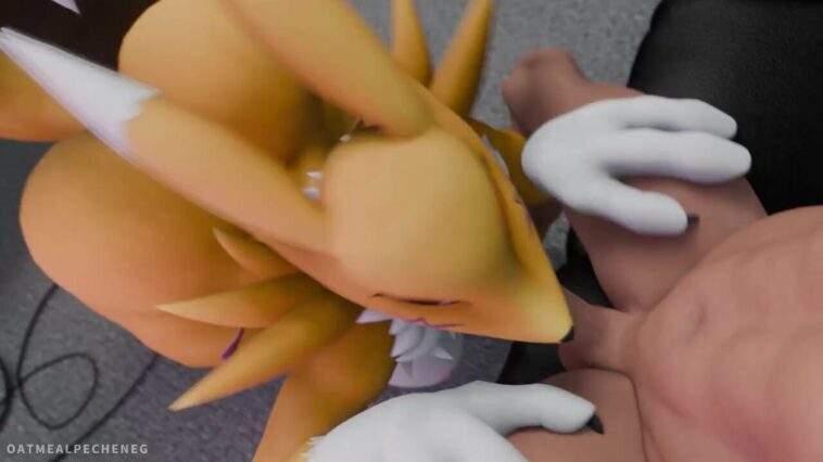 Hard furry sex with Renamon