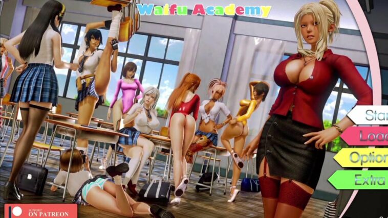 Un Juego Porno donde Todas las Chicas Quieren Follar al Prota - Waifu Academy