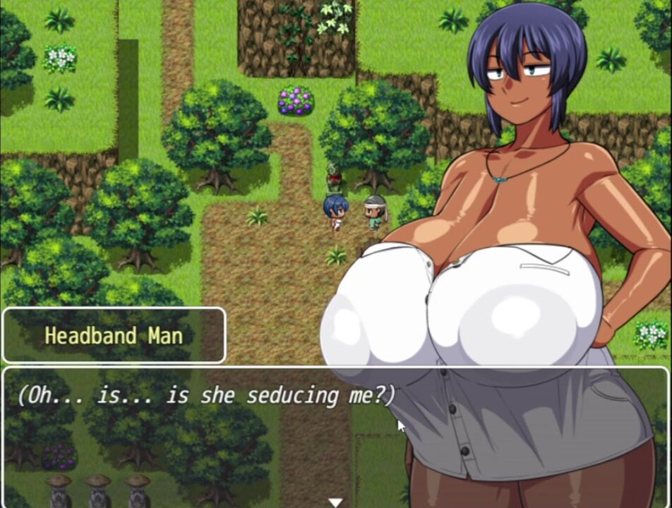 Tanned Girl Natsuki (Hentai Game) Ep. 2 - A man crazy about my breasts tries to take off my clothes