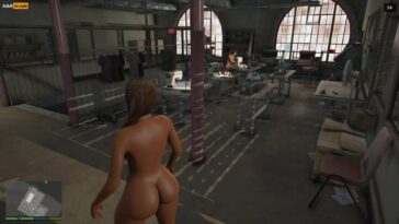 GTA V Nude Mod Installed Game Play [Part 11] GTA 5 Missions Story Mode