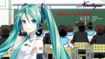 Hasune Miku   dans la salle de classe [FR]